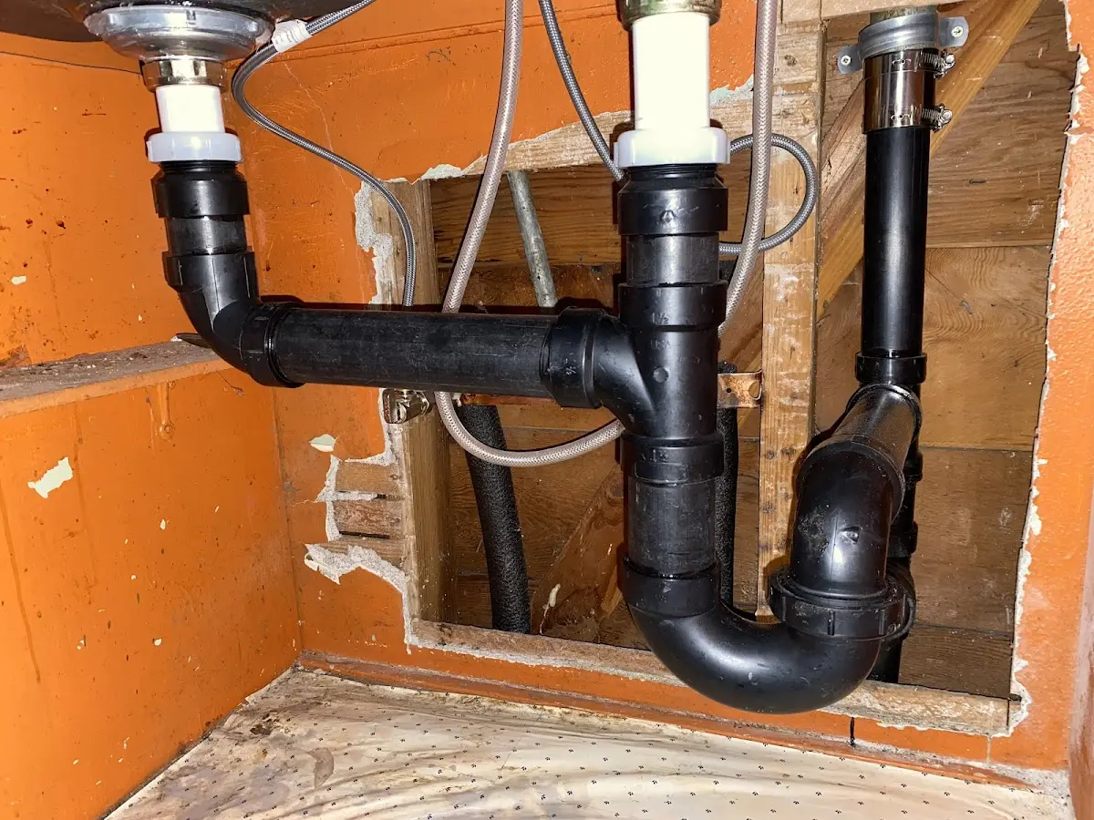 Professional Repiping Services equipment and tools on the job in Commerce